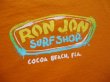 画像4: RON JON SURF SHOP COCOA BEACH FLA VTG T-SHIRT ORANGE S
