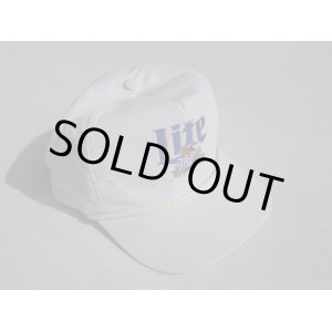 画像: MILLER LITE BEER VTG TRUCKER CAP WHITE