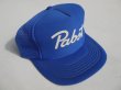 画像1: PABST BLUE RIBBON BEER VTG TRUCKER MESH CAP BLUE