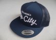 画像1: RIP CITY SKATES SNAPBACK MESH CAP NAVY