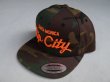 画像1: RIP CITY SKATES SNAPBACK CAP CAMO×ORANGE