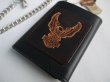 画像2: HARLEY DAVIDSON OFFICIAL EAGLE LOGO VTG LETHER WALLET WITH CHAIN DEADSTOCK