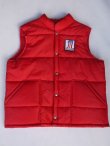 画像1: HARLEY DAVIDSON No.1 LOGO PUFFY VEST RED L