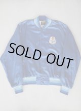 画像: NATURAL LIGHT BEER VTG STADIUM SATIN JACKET BLUE XL