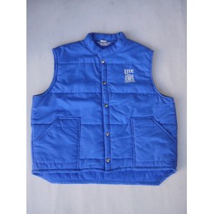 画像: LITE BEER VTG PUFFY VEST LIGHTBLUE XL