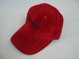 画像: SIXHELMETS CHOPPERS VELOUR CAP RED×BLACK