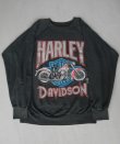 画像1: HARLEYDAVIDSON OFFICIAL PAN HEAD VTG SWEATSHIRTS BLACK L