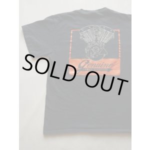 画像: HARLEY DAVIDSON GENUINE JAMES GASKETS VTG T-SHIRT BLACK L