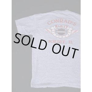 画像: HARLEYDAVIDSON CONRAD'S JOLIET,IL OFFICIAL VTG POCKET T-SHIRT MARBLED GRAY XL