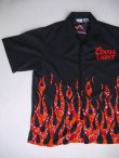 画像1: COORS LIGHT BEER OLD HAWAIIAN POLYESTER FLAMES SHIRT M 