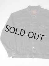 画像: 80s LEVIS 70507 VTG DENIM TRUCKER JACKET BLACK DENIM XL