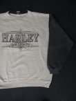 画像5: HARLEYDAVIDSON SOUTH COAST OFFICIAL VTG SWEATSHIRTS MARBLED GRAY×BLACK XL