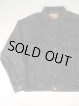 画像: 80s LEVIS 70507 VTG DENIM TRUCKER JACKET BLACK DENIM S