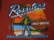 画像3: 2007 HARLEYDAVIDSON SARASOTA,FLORIDA VTG T-SHIRT BRICK RED L