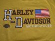 画像6: 90s HARLEY DAVIDSON OF YOUNGSTOWN CANFIELD,OH OFFICIAL VTG T-SHIRT YELLOW XL