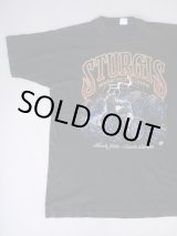 画像: 90s STURGIS MORTORCYCLE CLASSIC BLACK HILLS SOUTH DAKOTA VTG T-SHIRT BLACK XL