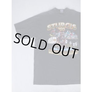 画像: 90s HARLEYDAVIDSON STURGISn 50TH ANNIVERSARY BLACK HILLS RALLY OFFICIAL VTG T-SHIRT BLACK XL