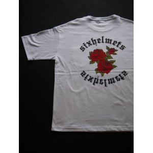 画像: SIXHELMETS ROSE POCKET T-SHIRT WHITE