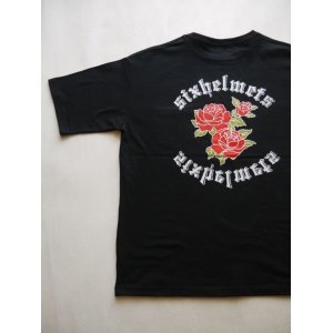 画像: SIXHELMETS ROSE POCKET T-SHIRT BLACK