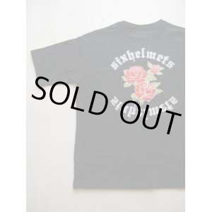 画像: SIXHELMETS ROSE POCKET T-SHIRT BLACK