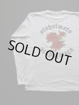 画像: SIXHELMETS ROSE LONG SLEEVE T-SHIRT WHITE