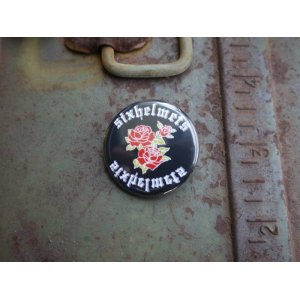 画像: SIXHELMETS ROSE PINBACK BLACK