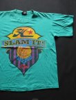 画像2: HOBIE SLAM IT! VTG T-SHIRT MADE IN USA TURQUOISE BLUE L