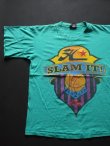 画像1: HOBIE SLAM IT! VTG T-SHIRT MADE IN USA TURQUOISE BLUE L