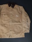 画像2: 70s CARHARTT US MADE VTG COVERALL INNER BLANKET BEIGE L