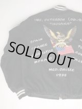 画像: 1988 US NAVY VTG TOUR JACKET BLACK ML