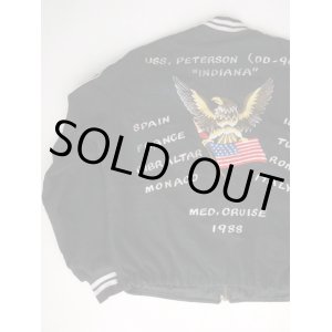 画像: 1988 US NAVY VTG TOUR JACKET BLACK ML