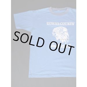 画像: TOWNS COUNTY INDIANA VTG T-SHIRT BLUE XL