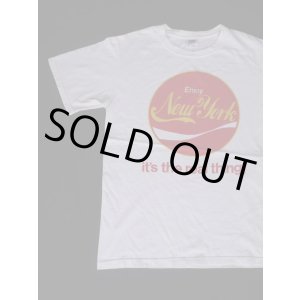 画像: ENJOY NEWYORK IT'S THE REAL THING  T-SHIRT WHITE S