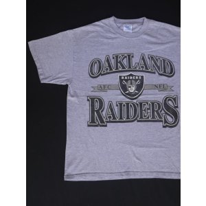 画像: OAKLAND RAIDERS VTG OFFICIAL T-SHIRT MARBLED GRAY L