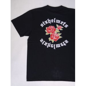 画像: SIXHELMETS ROSE POCKET T-SHIRT BLACK