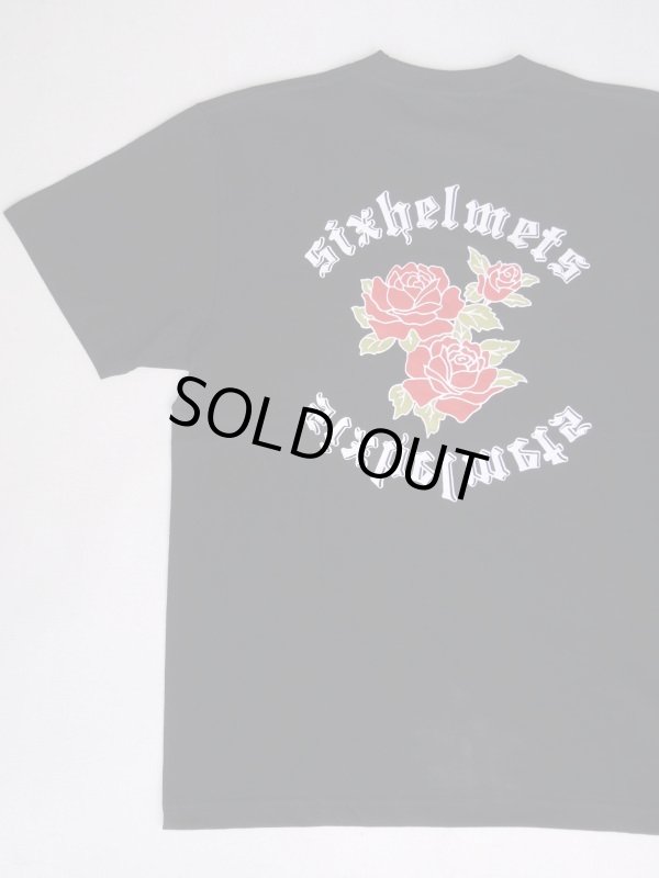 画像1: SIXHELMETS ROSE POCKET T-SHIRT BLACK