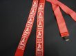 画像2: BUDWIEISER LAGER BEER VTG SUSPENDERS RED