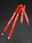 画像1: BUDWIEISER BEER VTG SUSPENDERS RED