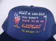 画像3: 80s CONTEMPORARY ADVERTISEMENT FUNNY TRUCKER SNAP BACK CAP NAVY (3)