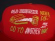 画像3: 80s CONTEMPORARY ADVERTISEMENT FUNNY TRUCKER SNAP BACK CAP RED (2)