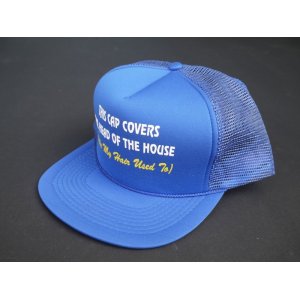 画像: 80s CONTEMPORARY ADVERTISEMENT FUNNY TRUCKER SNAP BACK CAP BLUE (2)