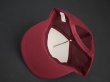 画像4: 80s CONTEMPORARY ADVERTISEMENT FUNNY TRUCKER SNAP BACK CAP BURGUNDY (1)