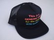 画像2: 80s CONTEMPORARY ADVERTISEMENT FUNNY TRUCKER SNAP BACK CAP BLACK (7)