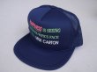 画像1: 80s CONTEMPORARY ADVERTISEMENT FUNNY TRUCKER SNAP BACK CAP NAVY (5)