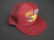 画像2: 80s CONTEMPORARY ADVERTISEMENT FUNNY TRUCKER SNAP BACK CAP BURGUNDY (2)