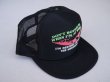 画像2: 80s CONTEMPORARY ADVERTISEMENT FUNNY TRUCKER SNAP BACK CAP BLACK (5)