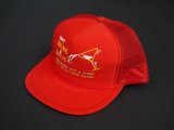 画像: 80s CONTEMPORARY ADVERTISEMENT FUNNY TRUCKER SNAP BACK CAP RED (1)