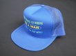 画像1: 80s CONTEMPORARY ADVERTISEMENT FUNNY TRUCKER SNAP BACK CAP BLUE (1)