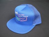 画像: 80s CONTEMPORARY ADVERTISEMENT FUNNY TRUCKER SNAP BACK CAP BLUE (4)