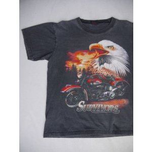画像: SUVIVORS VTG T-SHIRT FADE OUT BLACK L